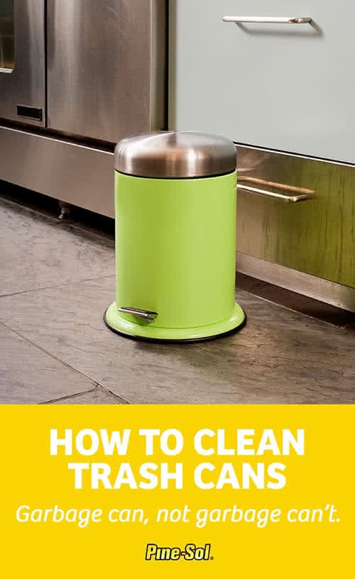 How to Clean a Trash Can | Pine-Sol®
