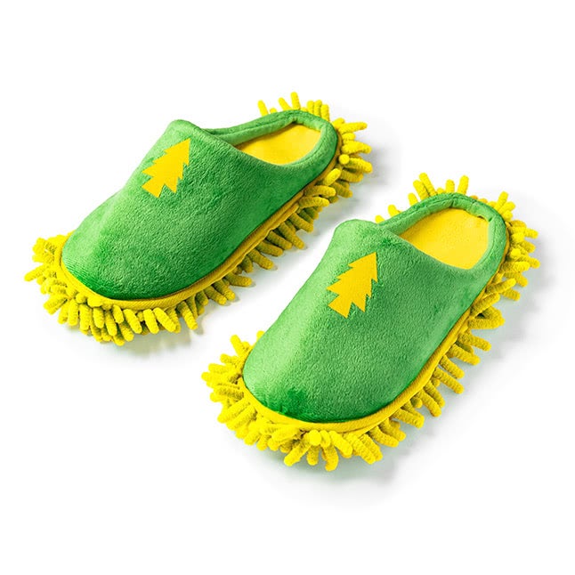 Sweep While You Stroll: Lazy Mop Slippers - Inspire Uplift